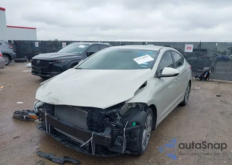 2017 Hyundai Elantra Limited from USA, damaged, VIN KMHD84LF8HU077166